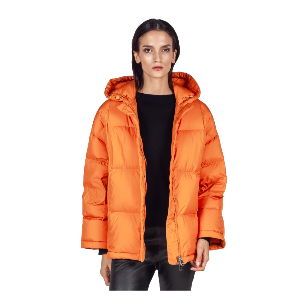 Liviana Conti Oranje Gewatteerde Pufferjas Orange Dames