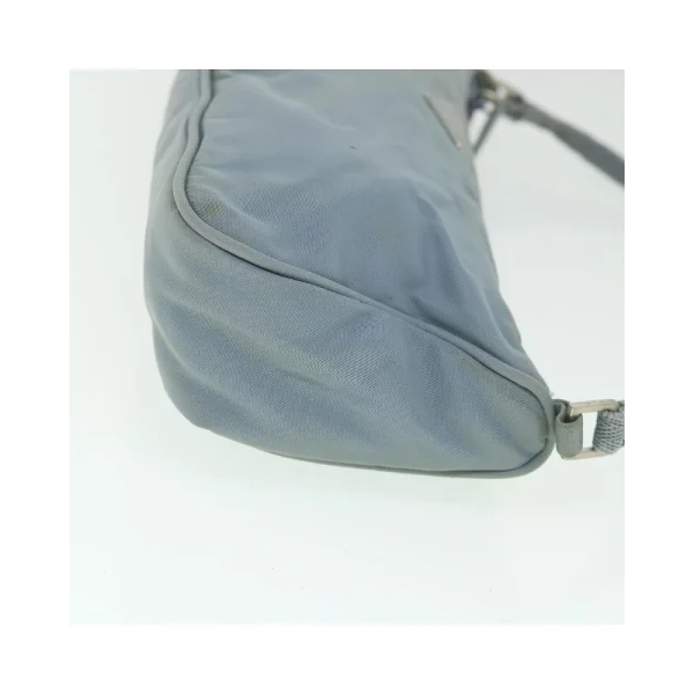 Prada Vintage Pre-owned Nylon prada-bags Blue Dames