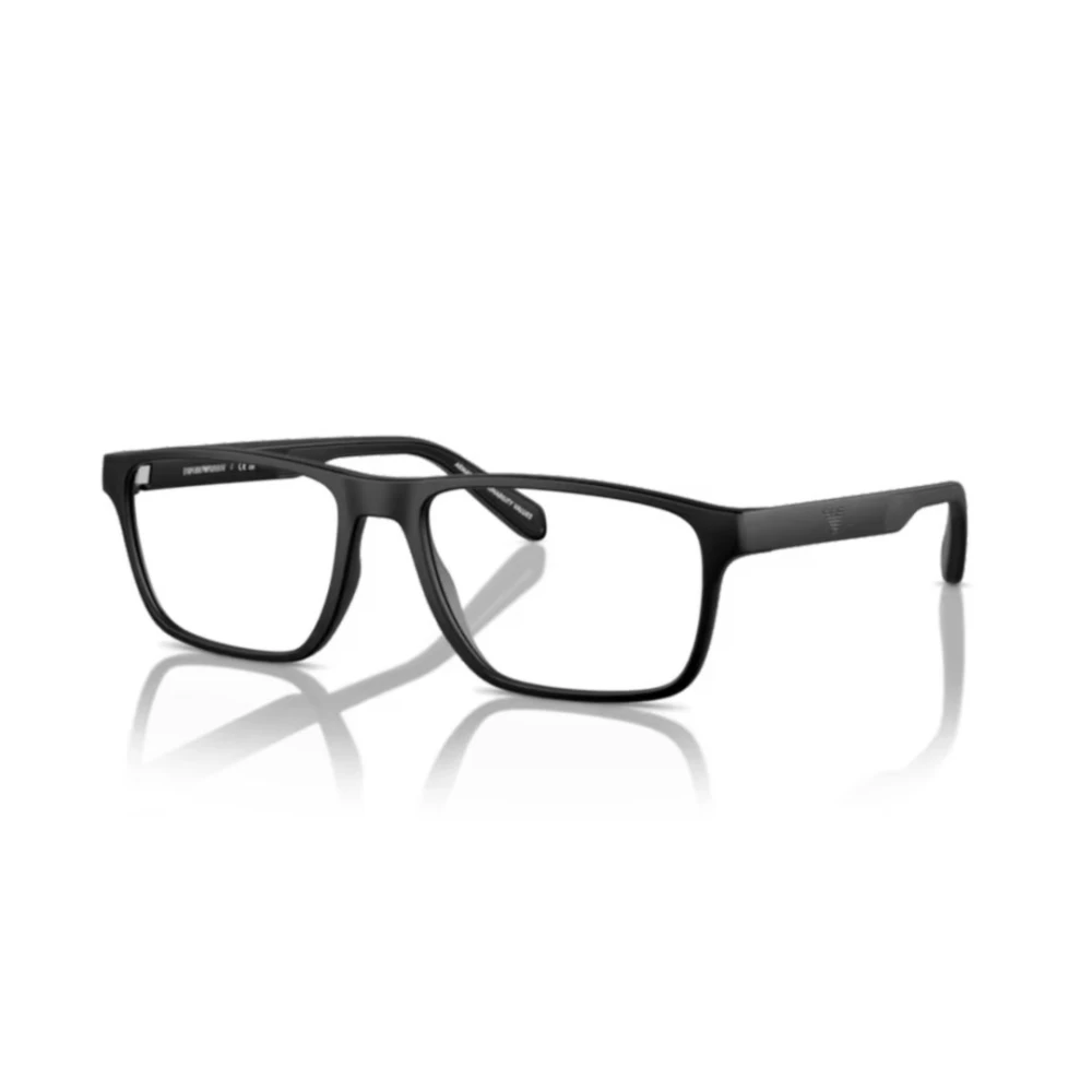 Emporio Armani Unisex Black Glasses, 56 Mm, 3233 Vista