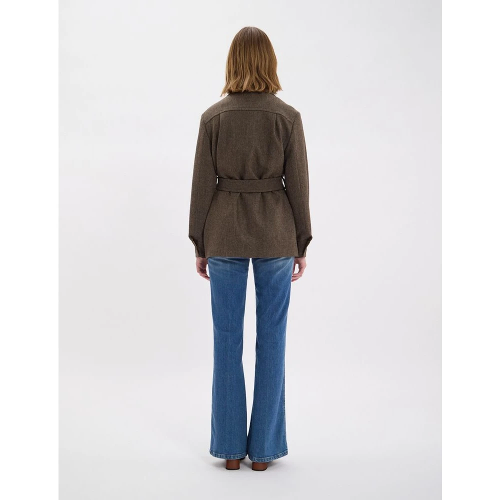 Ines De La Fressange Paris Romaric Coat Brown Dames