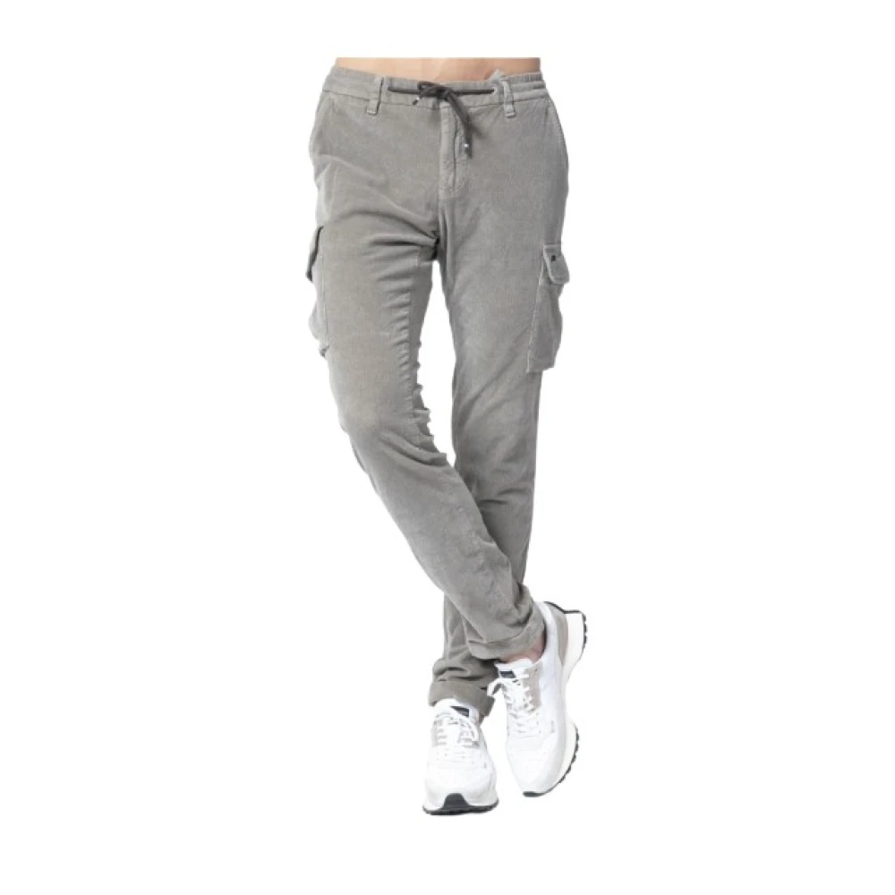 Mason's Homme Gris - Pantalon Cargo En Velours Côtelé - Pantalons - Taille: W40
