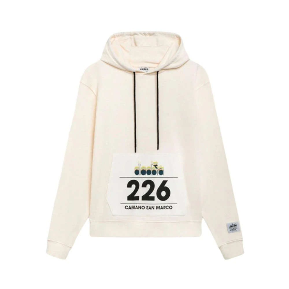 Diadora Unisex Sweatshirt White Heren