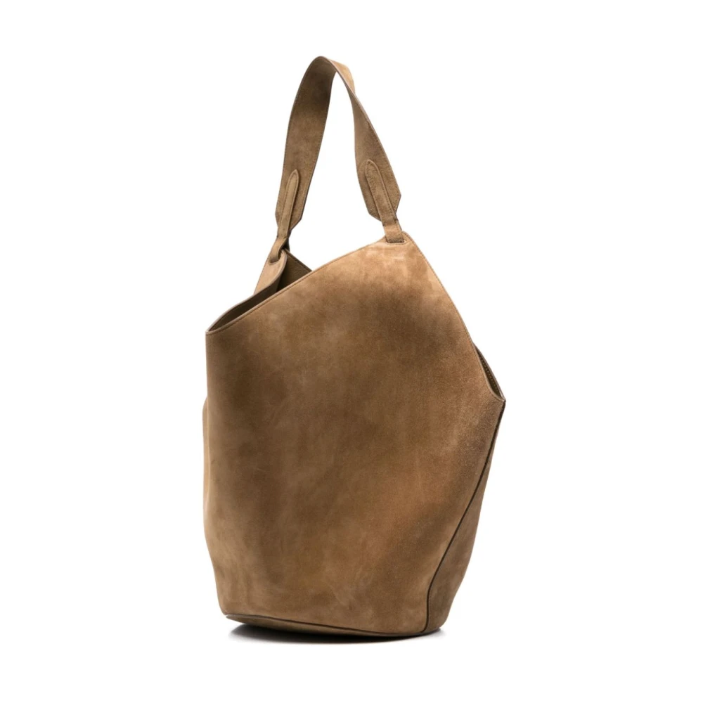 Khaite Beige Schoudertas met Afneembare Pouch Beige Dames