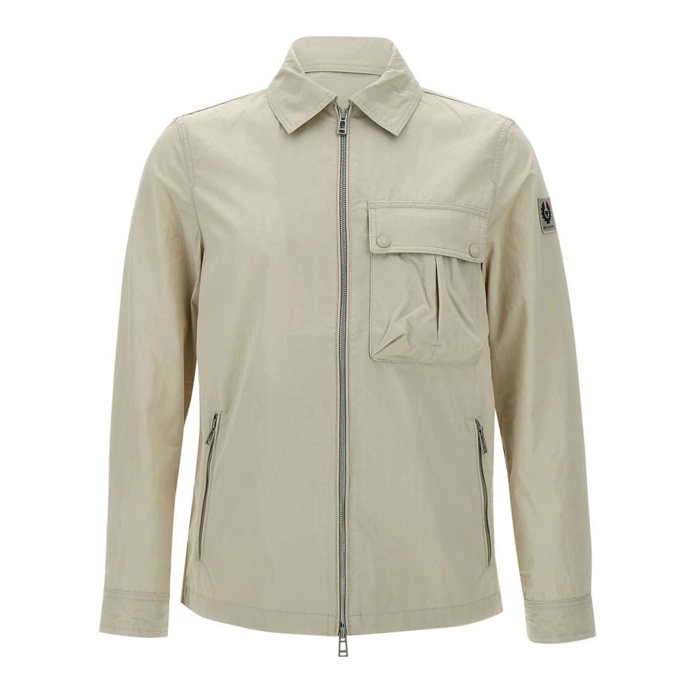 Belstaff Drome Overshirt White, Herr