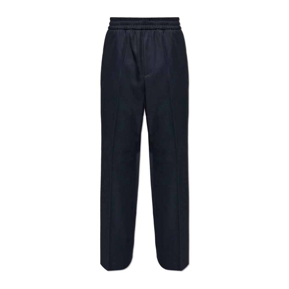 Golden Goose Creased Trousers Blue Heren