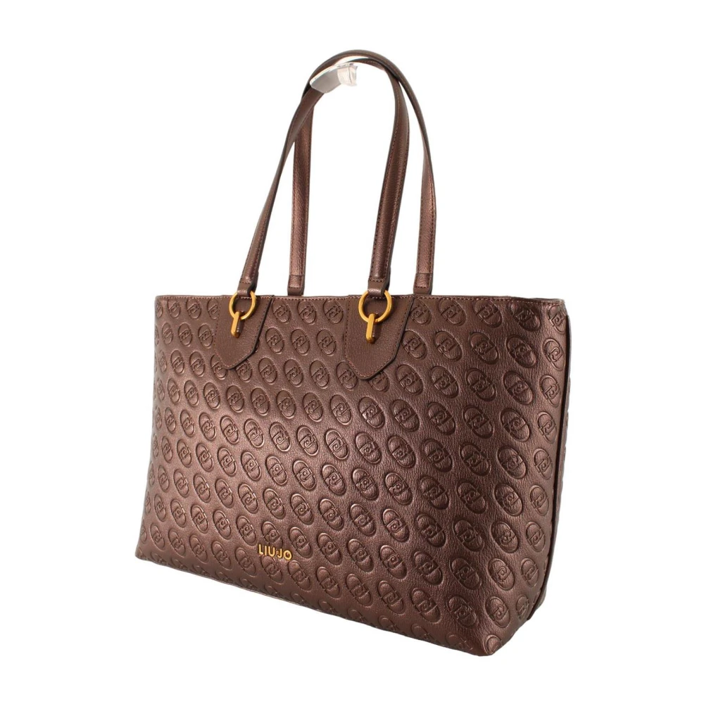 Liu Jo Stijlvolle Shopper Tas Casta Handtas Brown Dames