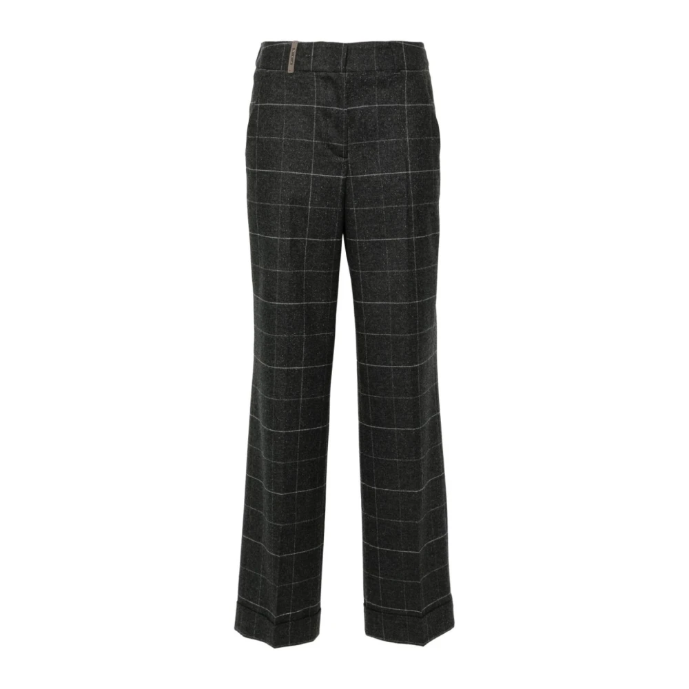 PESERICO 973C Panta stijlvolle broek Black Dames