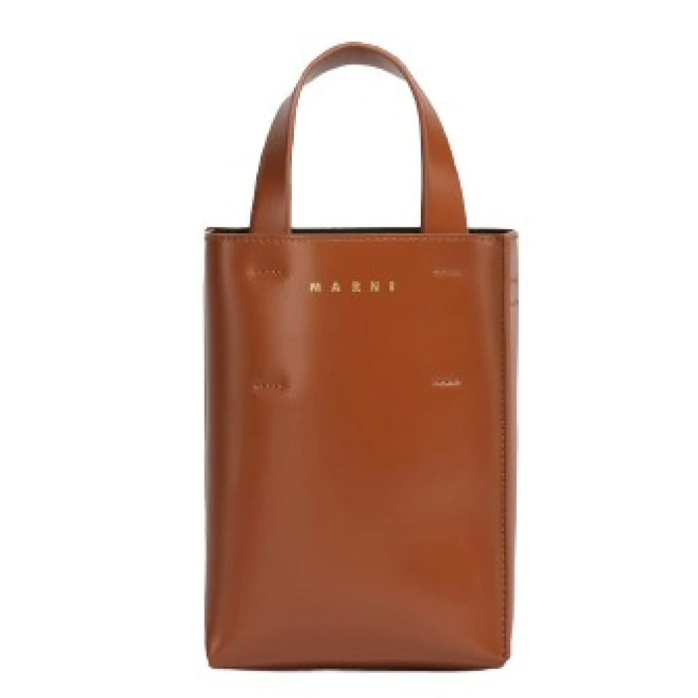 Marni Vrouw Bruin Tote Bags