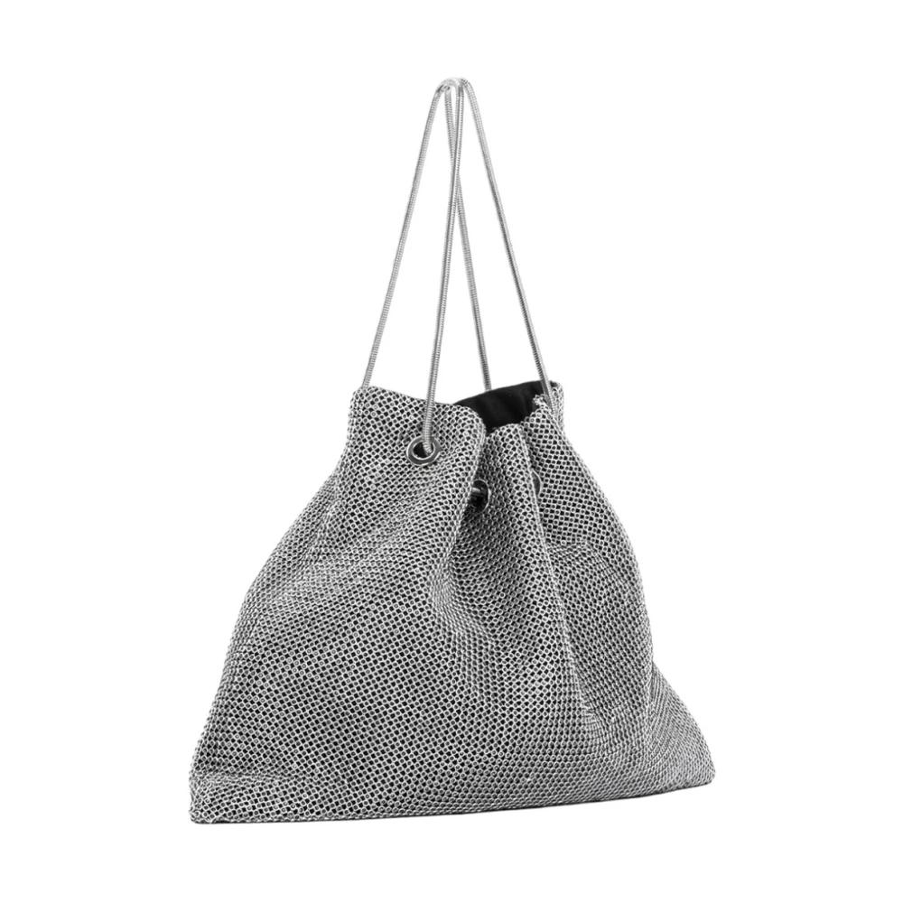 Twentyfour Kristal Clutch Tas Gray Dames