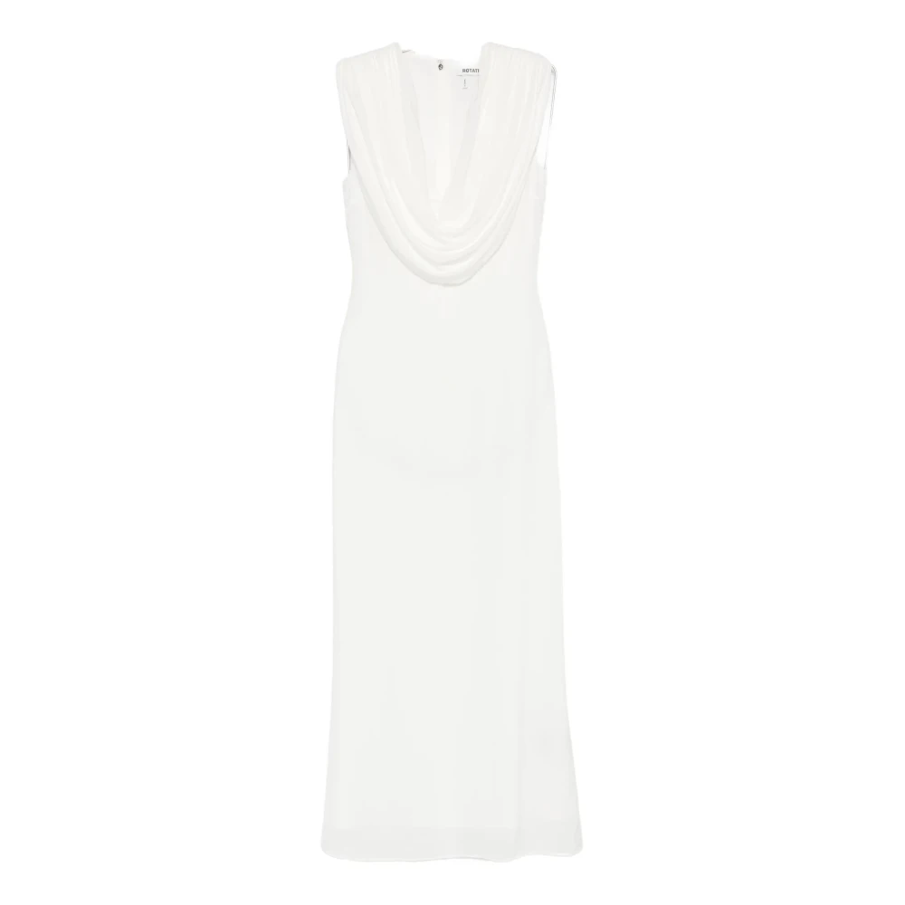 Rotate Birger Christensen Women's White Party Dresses, M, Rotate Dresses