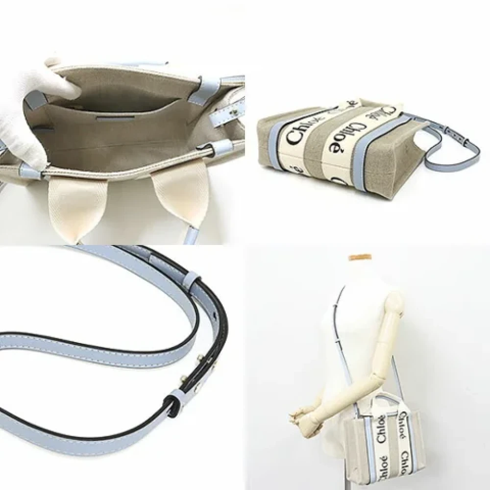 Chloé Pre-owned Canvas handbags Beige Dames