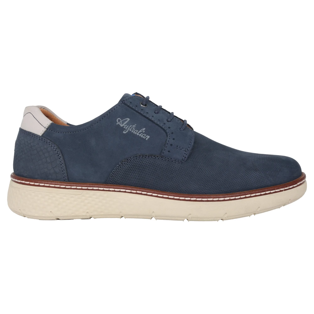 Australian Blauwe Herensneaker Model Pozzato Heren Schoenen