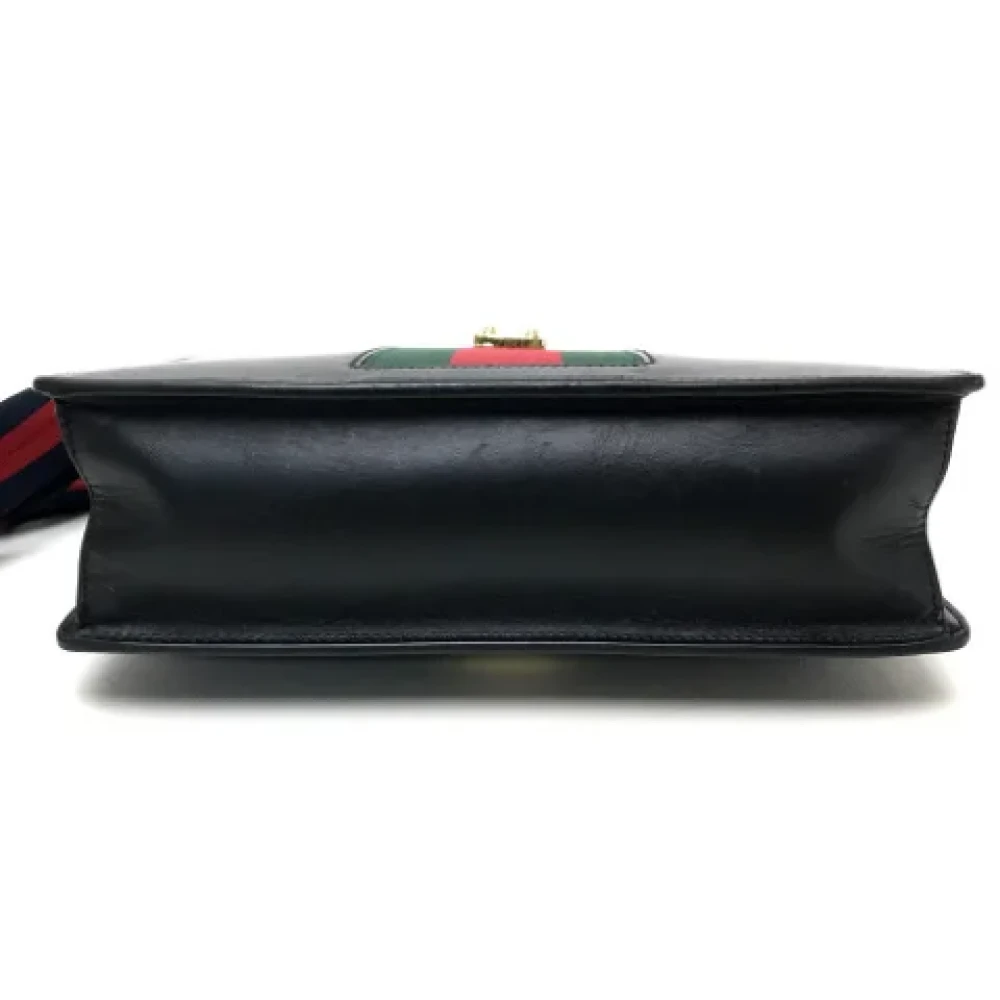 Gucci Vintage Pre-owned Leather gucci-bags Black Dames