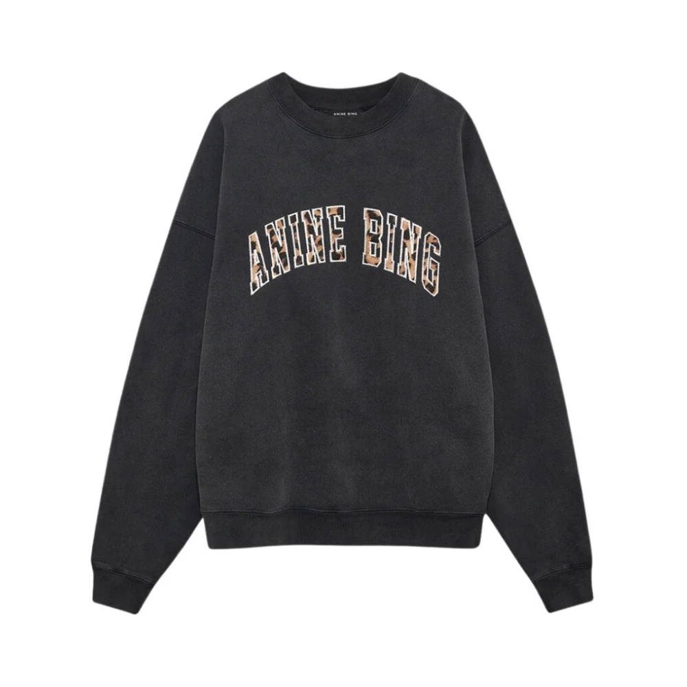 Anine Bing Women's Black Sweatshirts, Xs, Miles Sweatshirt