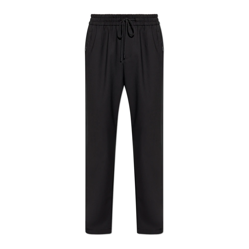 Dolce & Gabbana Hombre Negro - Pantalones Con Raya Lateral - Trousers - 2XL