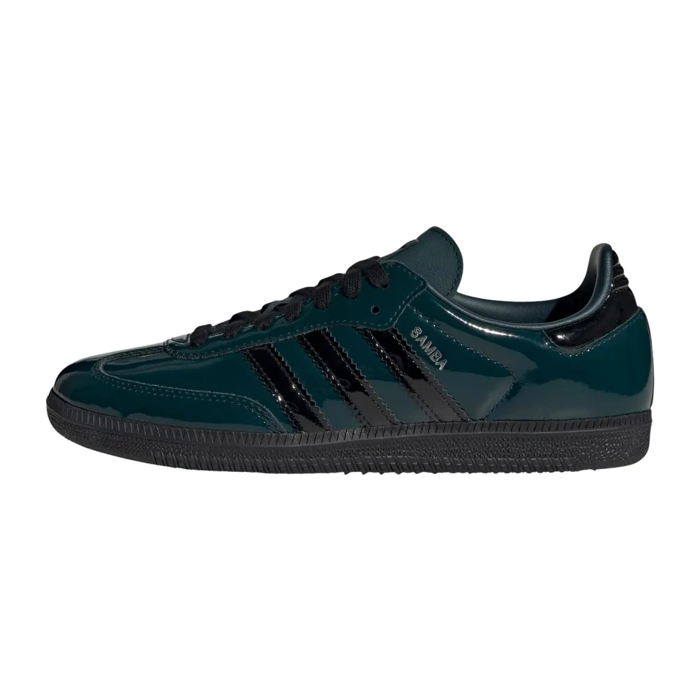 Adidas Men's Green Trainers, 4 2/3 Uk, Samba Og Aurora Ivy Black Patent