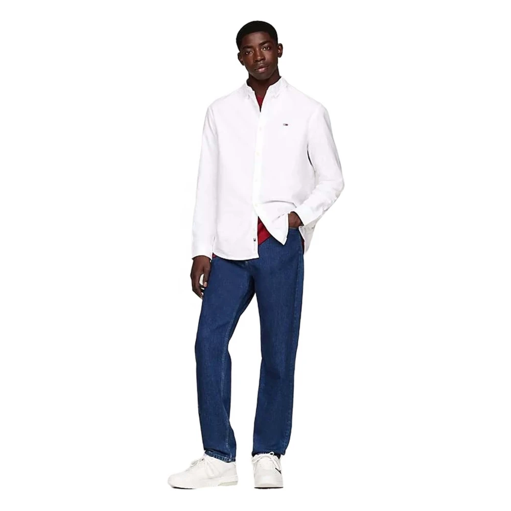Tommy Hilfiger Entry Reg Oxford Overhemd White Heren