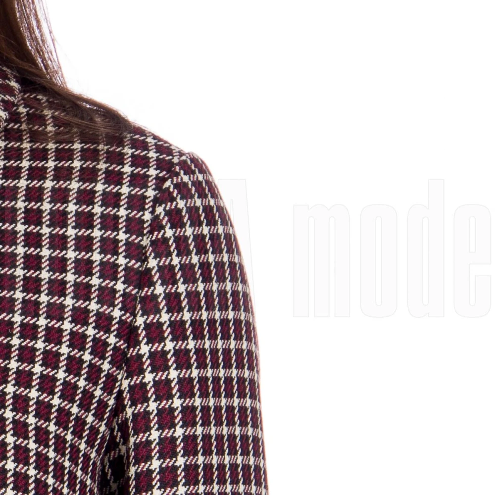 Aspesi Double-Breasted Jas Multicolor Dames