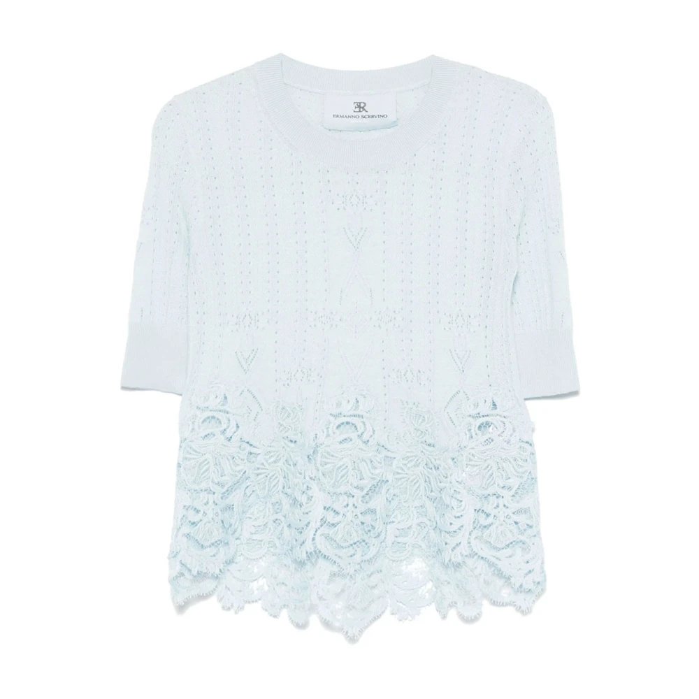 Knitwear > Round-neck Knitwear - - Ermanno Scervino - Modalova