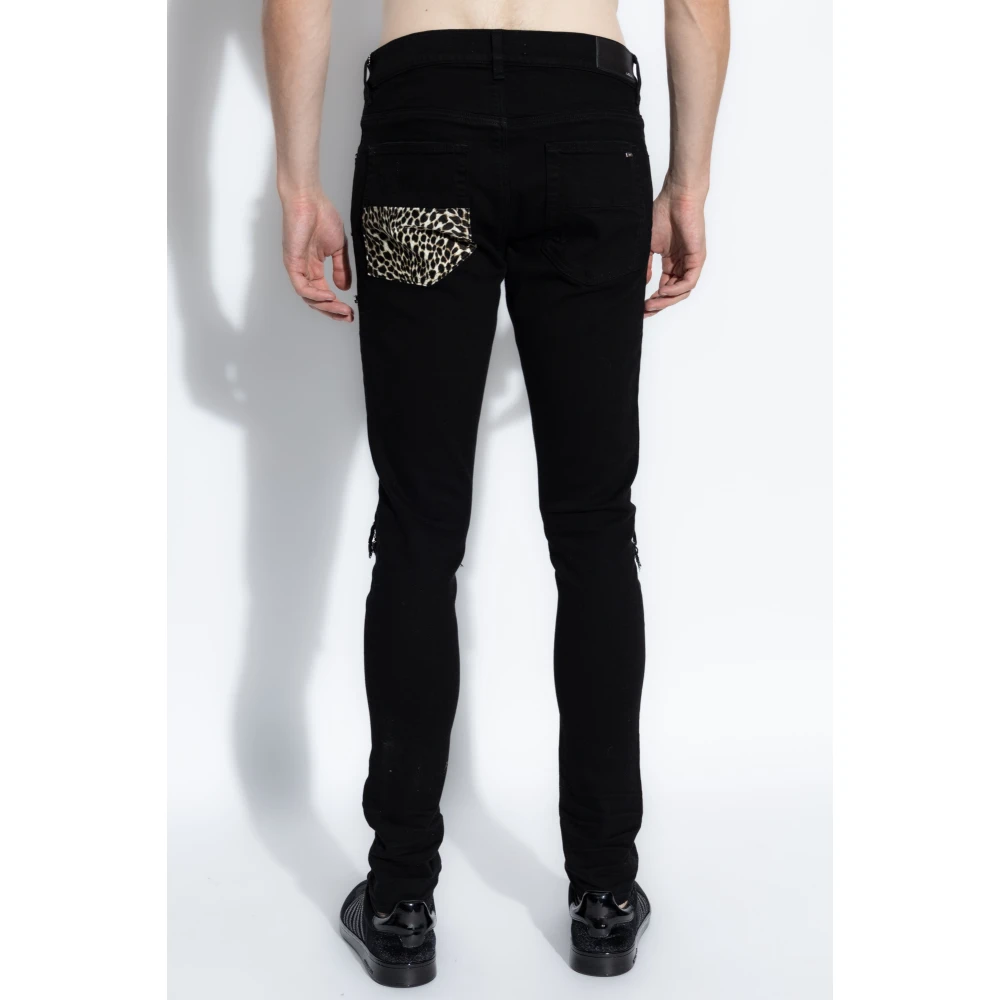 Amiri Dieren Effect Broek Black Heren