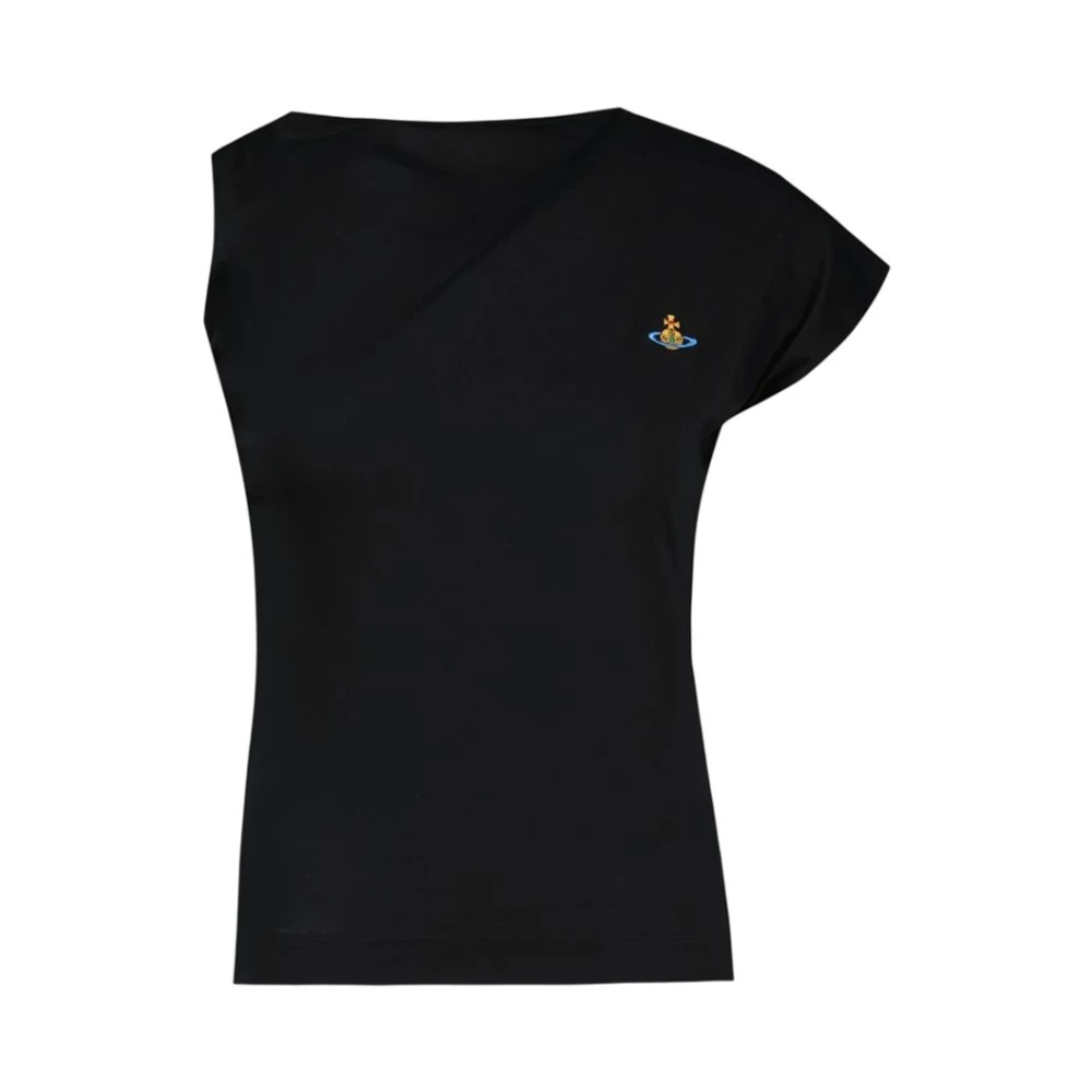 Vivienne Westwood T-Shirts, Female, Xs, Hebo Top Black