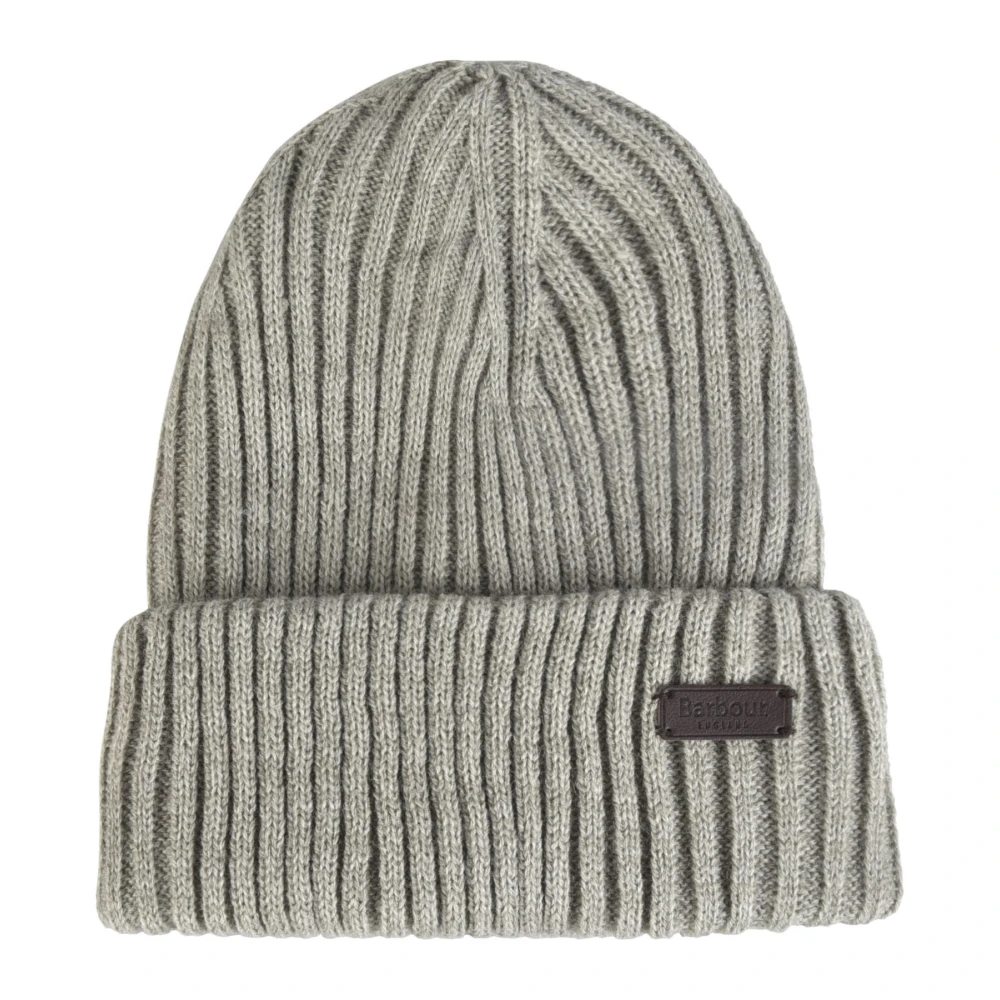 Barbour Men's Grey Beanie Scarf Set