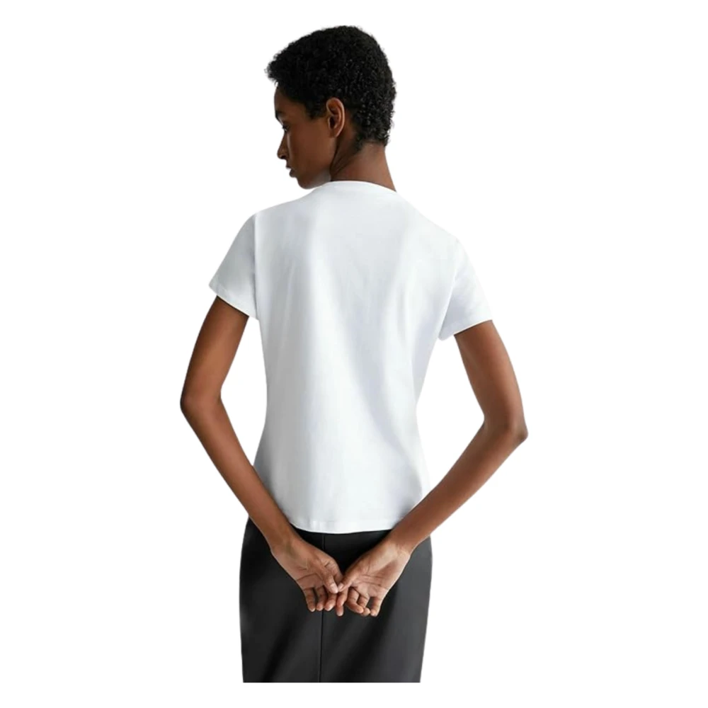 Liu Jo Wit versierd T-shirt met korte mouwen White Heren