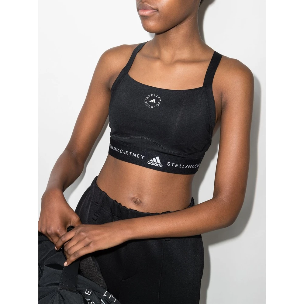 adidas by stella mccartney Truepurpose Support Sportbeha Black Dames