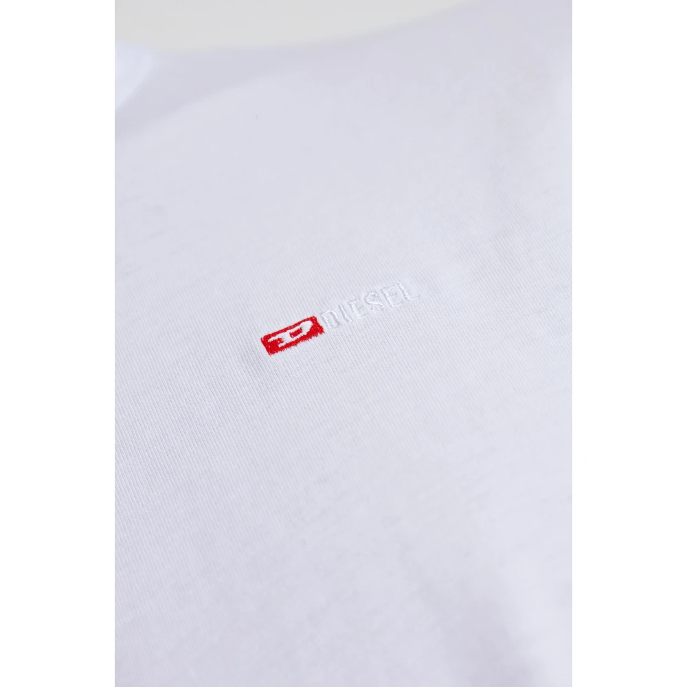 Diesel T-shirt T-Adjust-Microdiv White Unisex