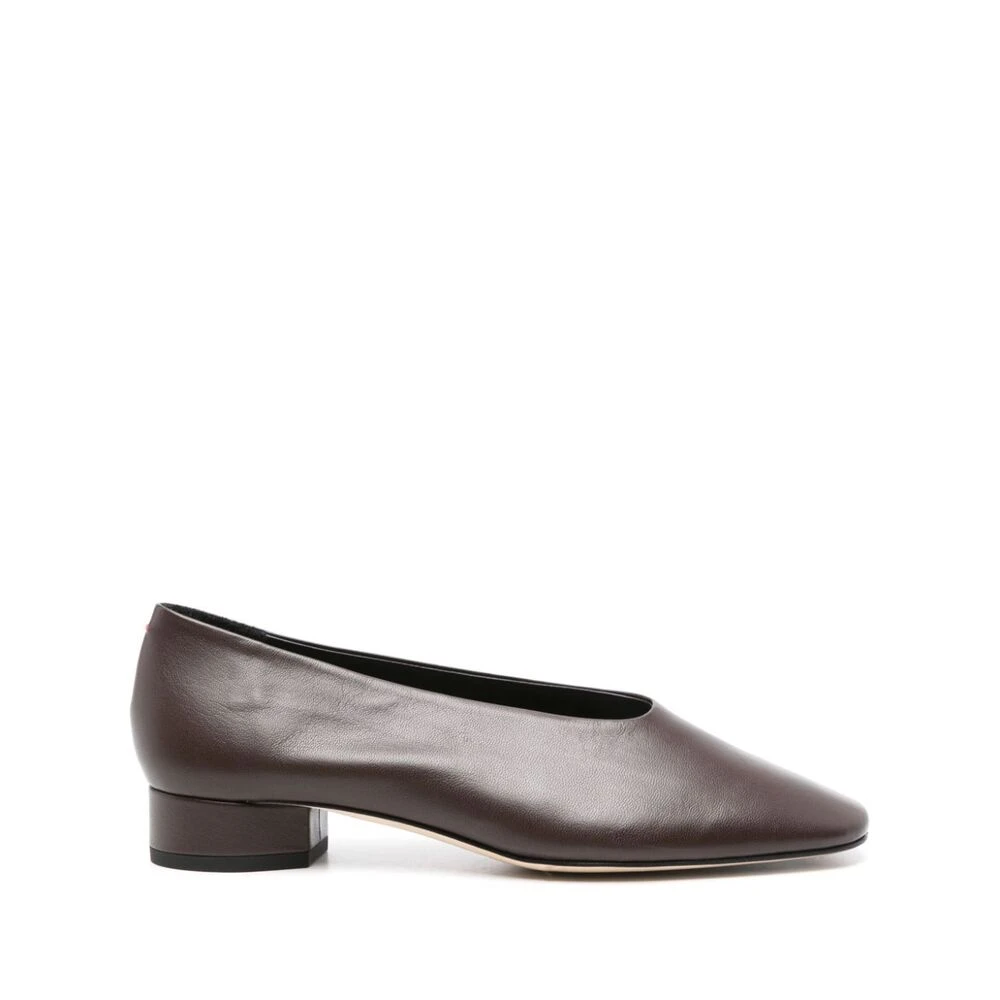 Cedar Brown Skinn Slip-On Sko