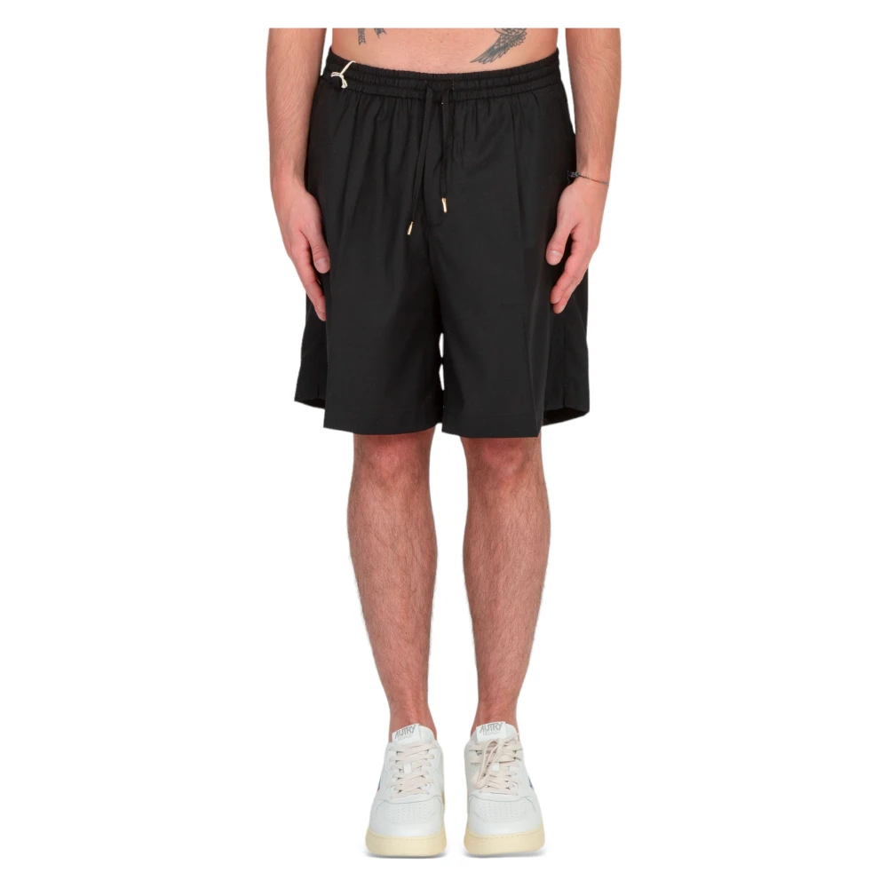 Briglia Elastische Taille Shorts in Molokay Stijl Black Heren