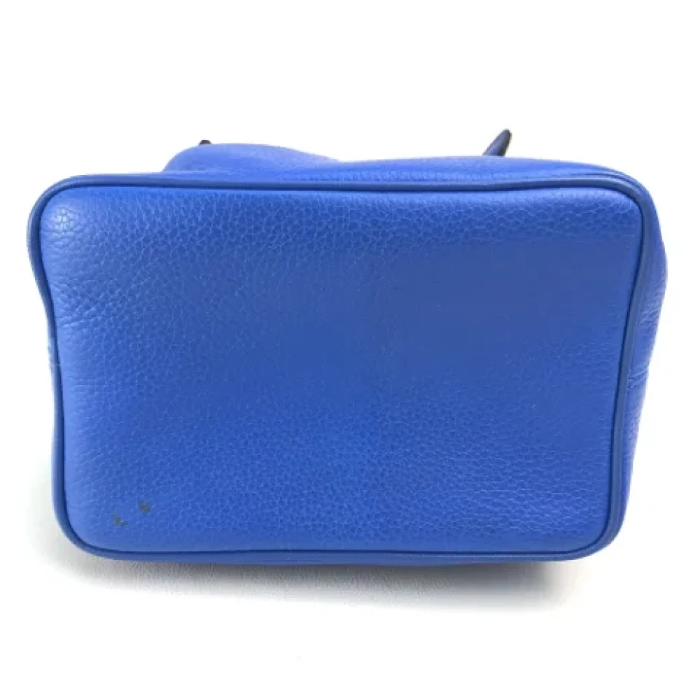 Celine Vintage Pre-owned Leather shoulder-bags Blue Dames