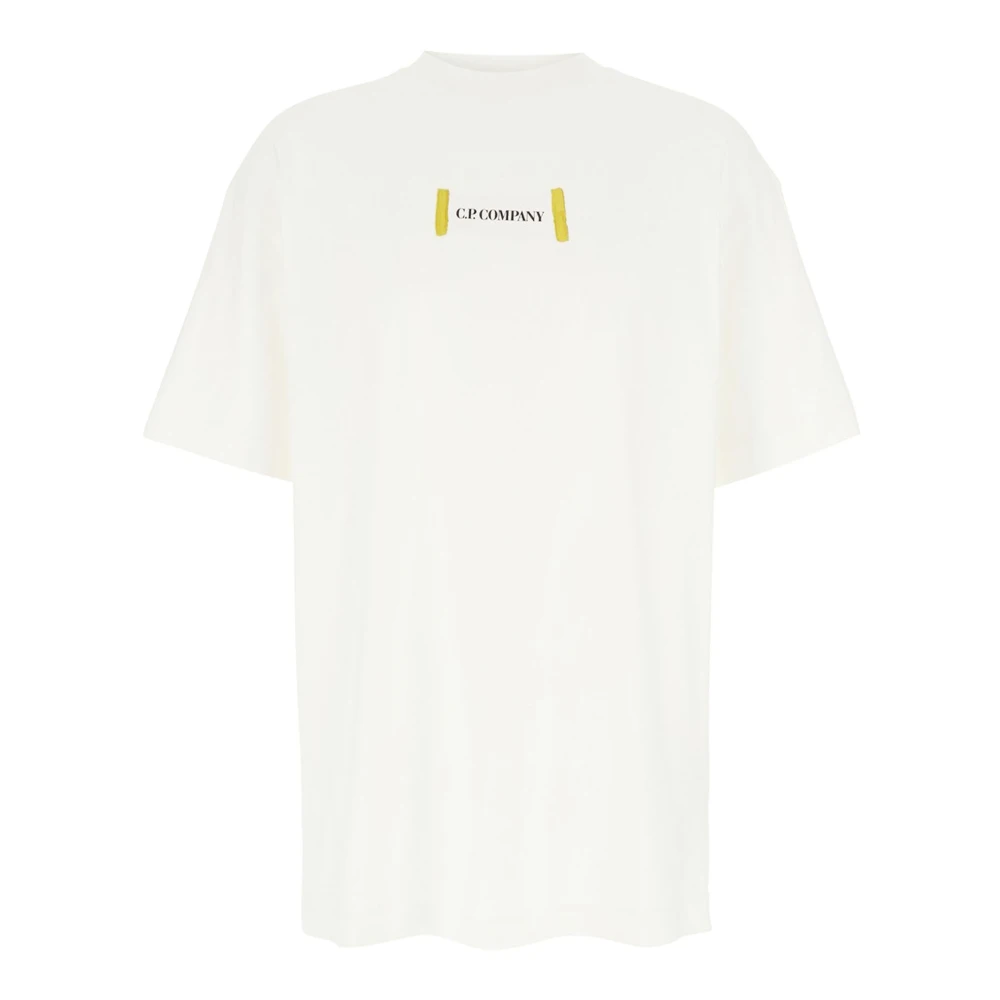 C.P. Company Witte T-shirts en Polos White Heren