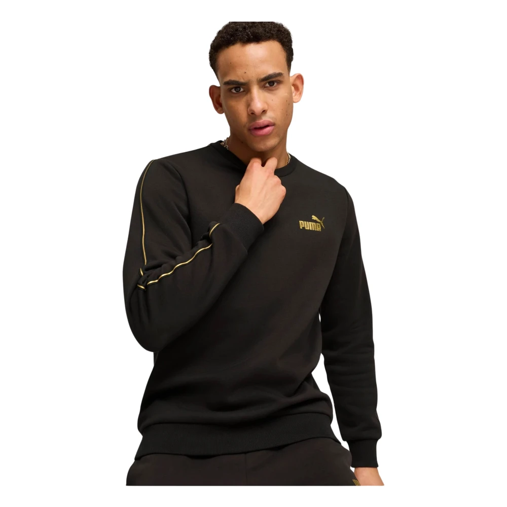 PUMA Shirt met lange mouwen ESS TAPE MINIMAL GOLD CREW FL