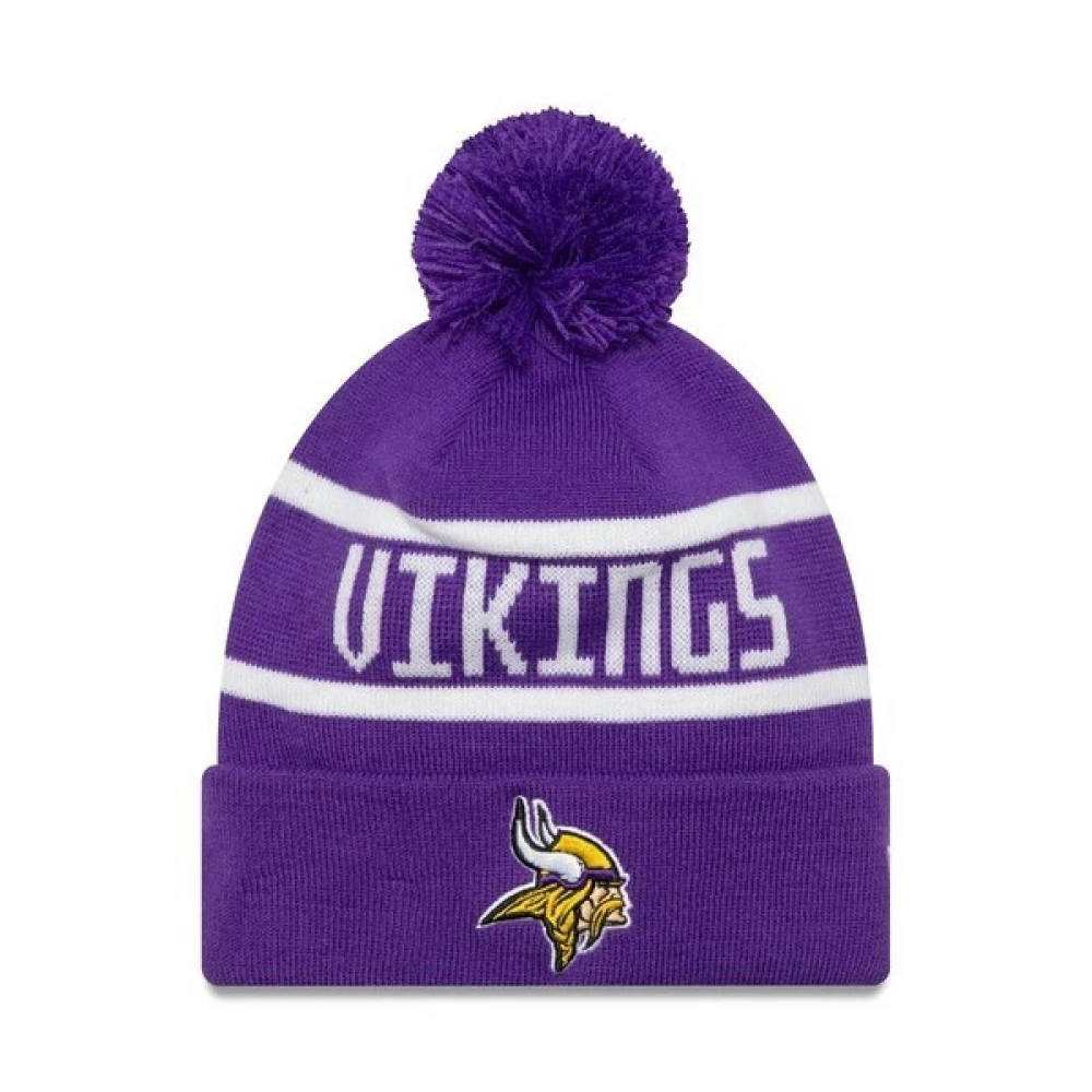 New era Paarse Vikings NFL Beanie Muts Purple Unisex
