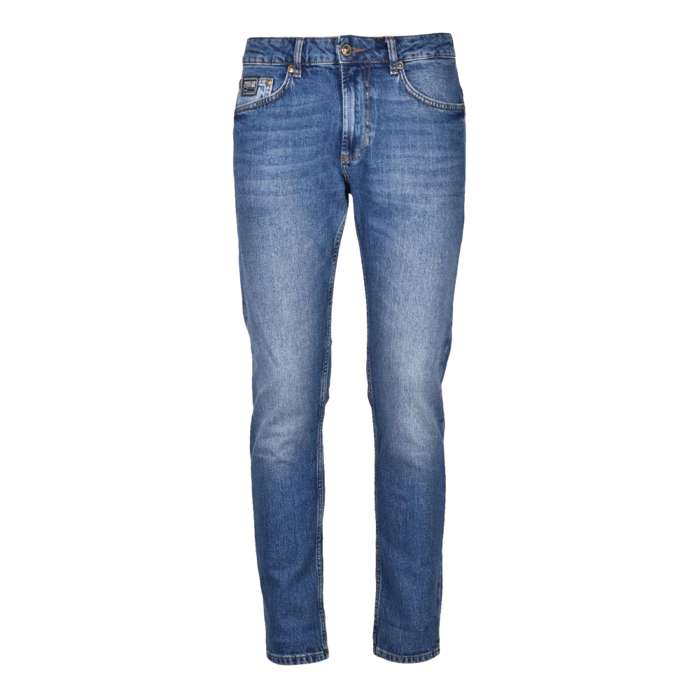 Versace Jeans Couture Stijlvolle katoen-elastaan jeans Blue Heren