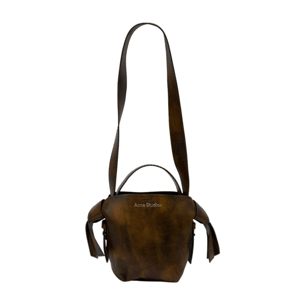 Acne Studios Women's Brown Musubi Mini Bag - Handbags - One Size - Bags