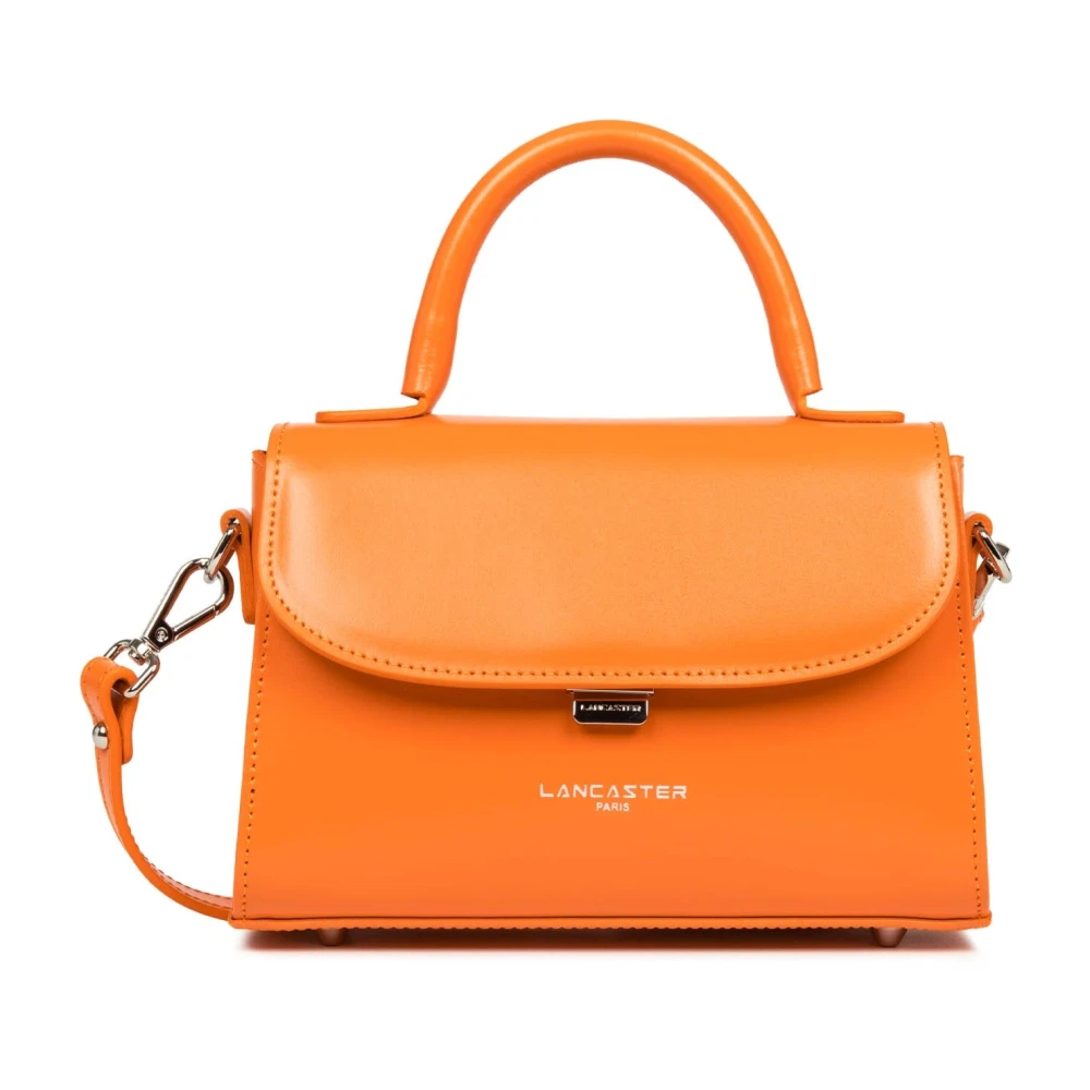 Lancaster Stijlvolle Flap Handtas met Metalen Sluiting Orange Dames