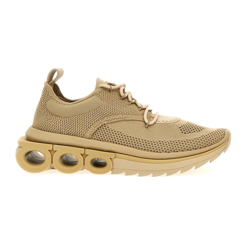 Ferragamo Women's Beige Nima Trainers - Sneakers - 2 Uk - Shoes