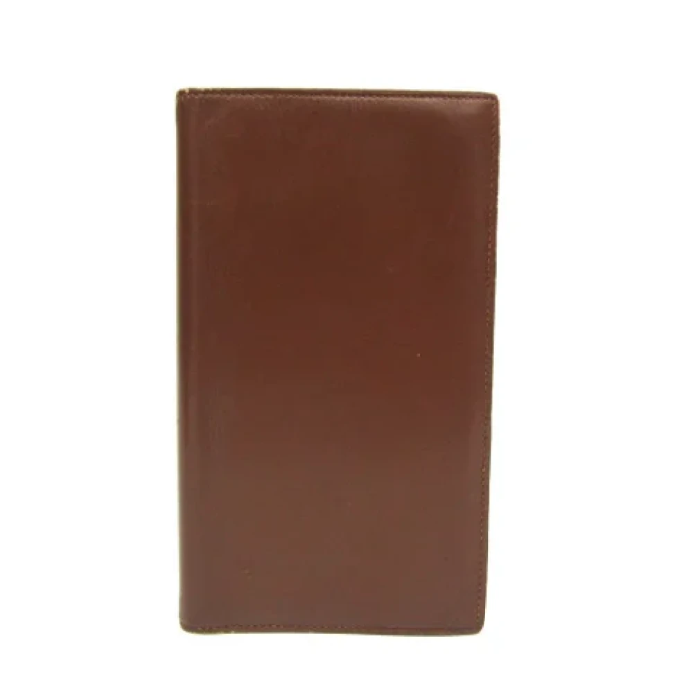 Hermès Vintage Pre-owned Leather home-office Brown Dames