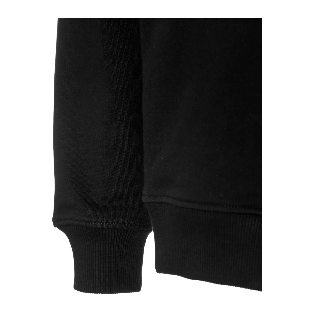 Drole de Monsieur Sweatshirt met Statement Print Losse Pasvorm Black Heren