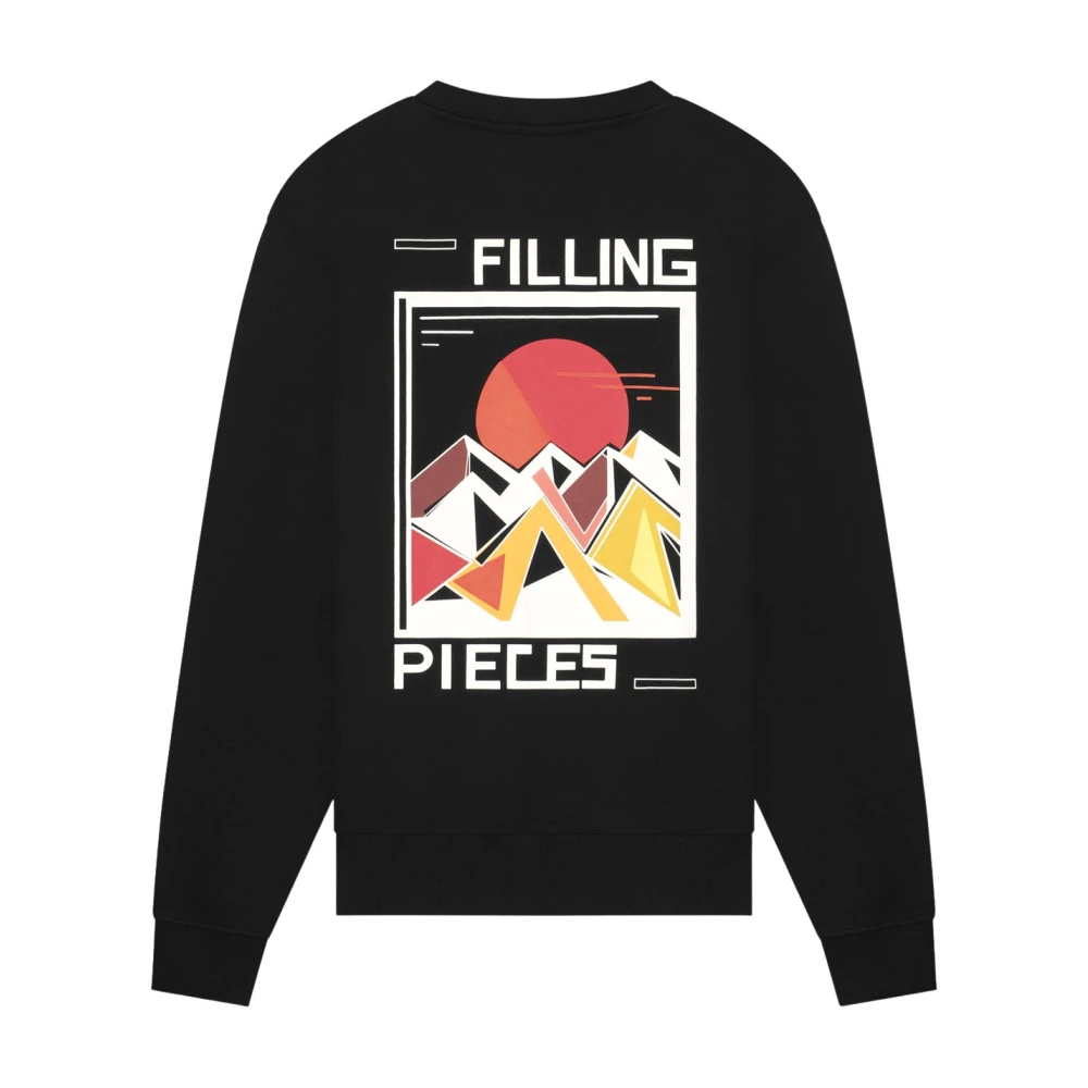 Filling Pieces Sweatshirt Sunset Black Unisex