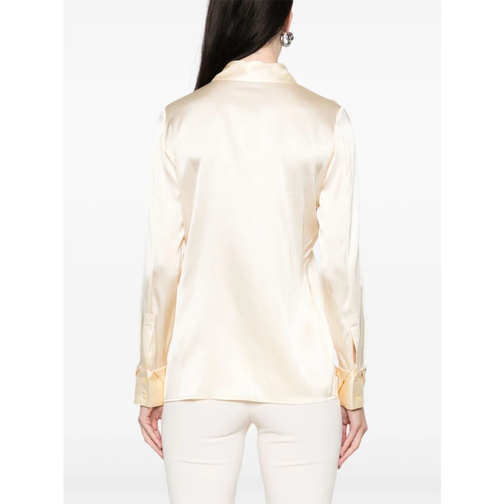 Elisabetta Franchi Giallo Dames Blouses Ss25 Yellow Dames