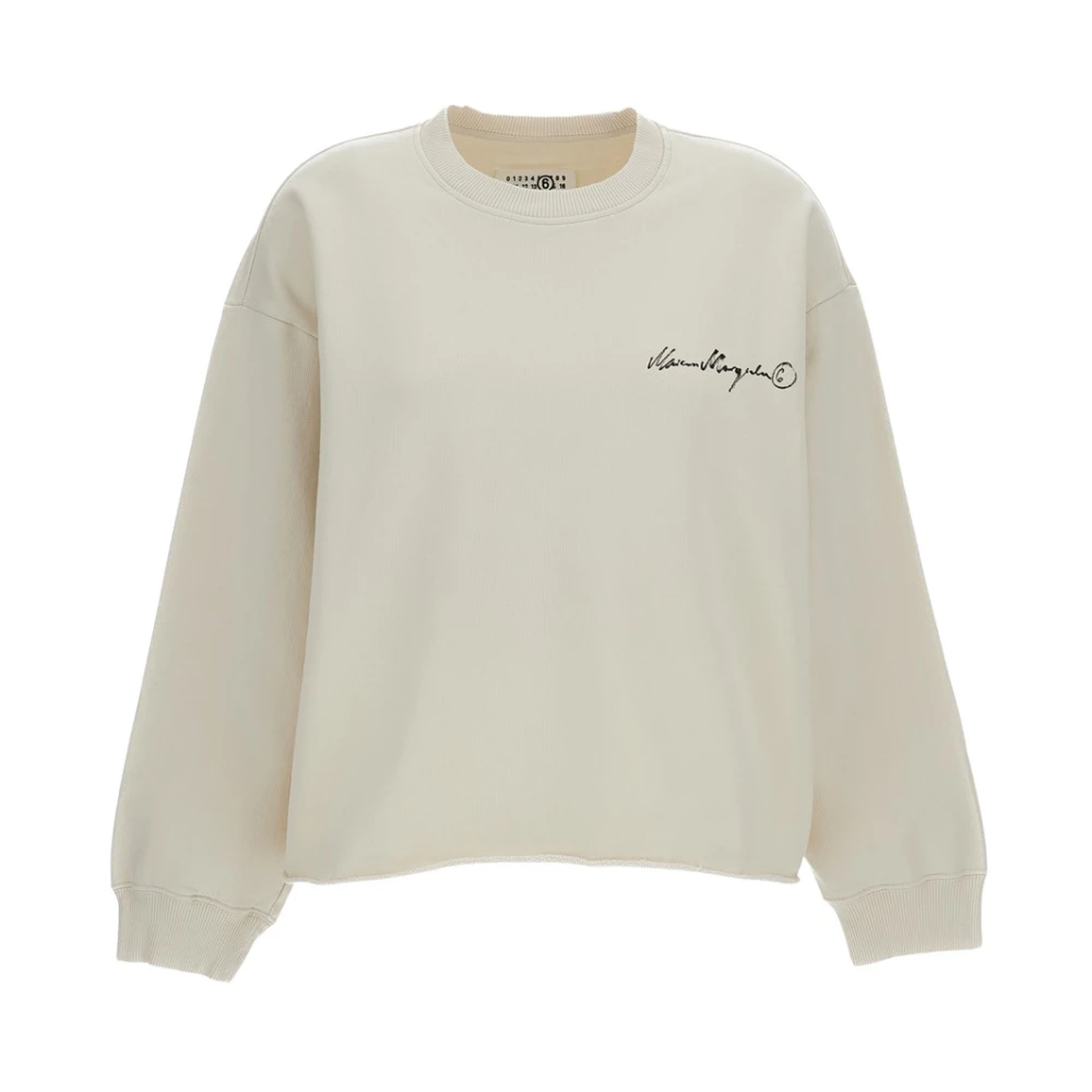 Mm6 Maison Margiela Donna Bianco Top, S, New,