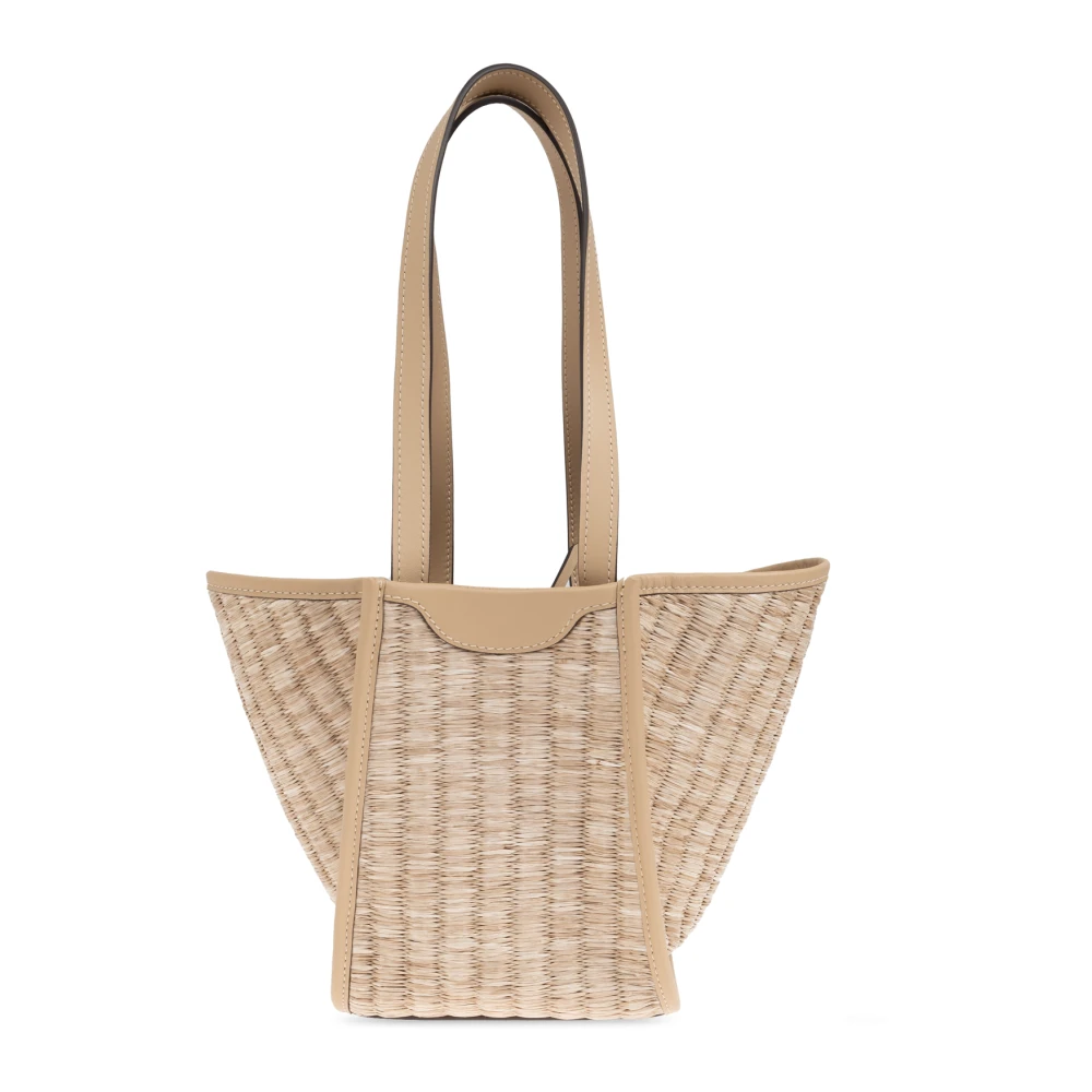 Cult Gaia Saddie Kleine Handtas Beige Dames