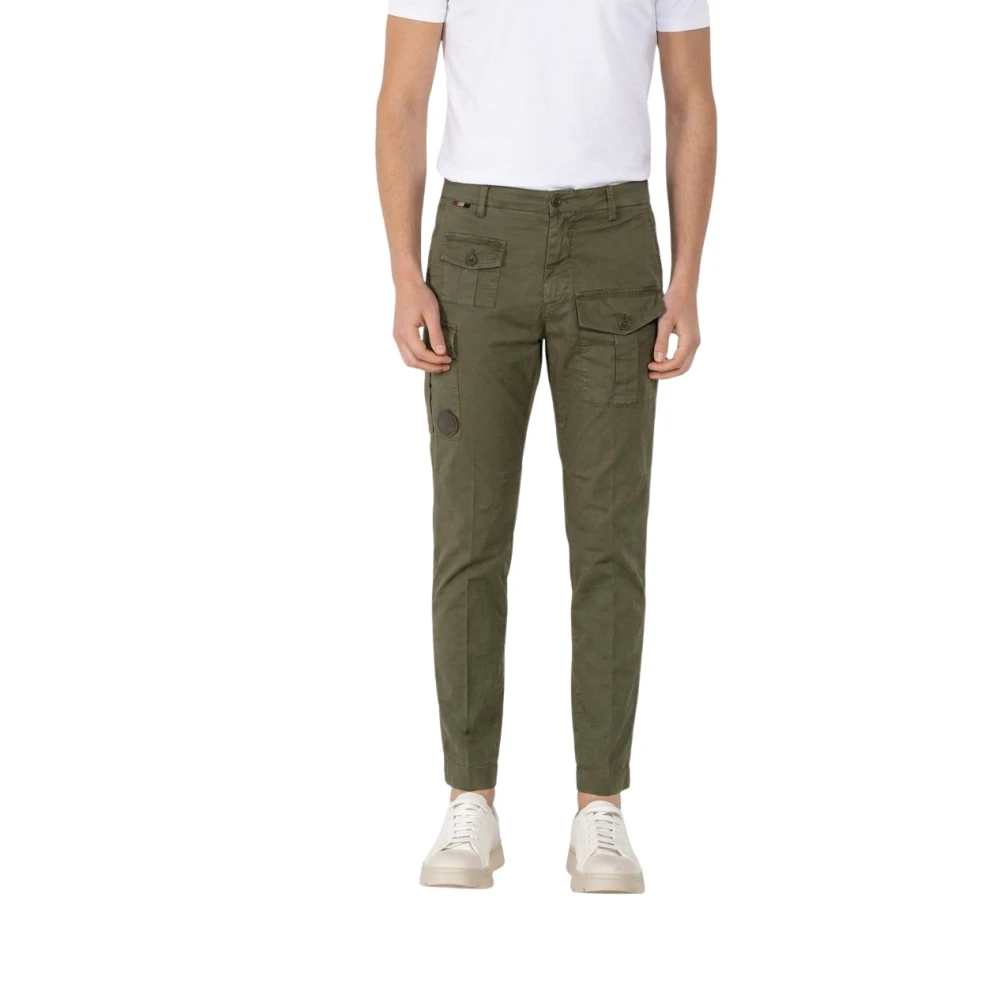 Mason's Uomo Verde Pantaloni, Xl, New,
