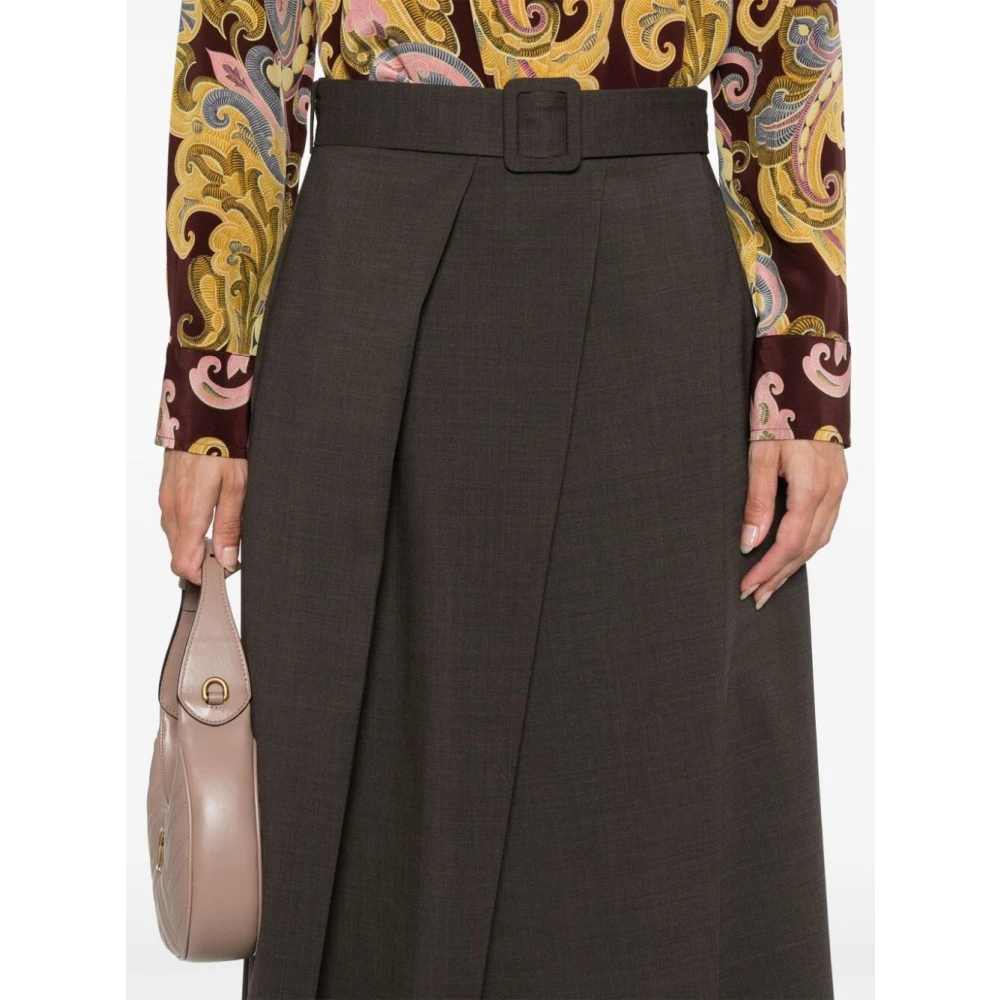 P.a.r.o.s.h. Bruine Rok Brown Dames