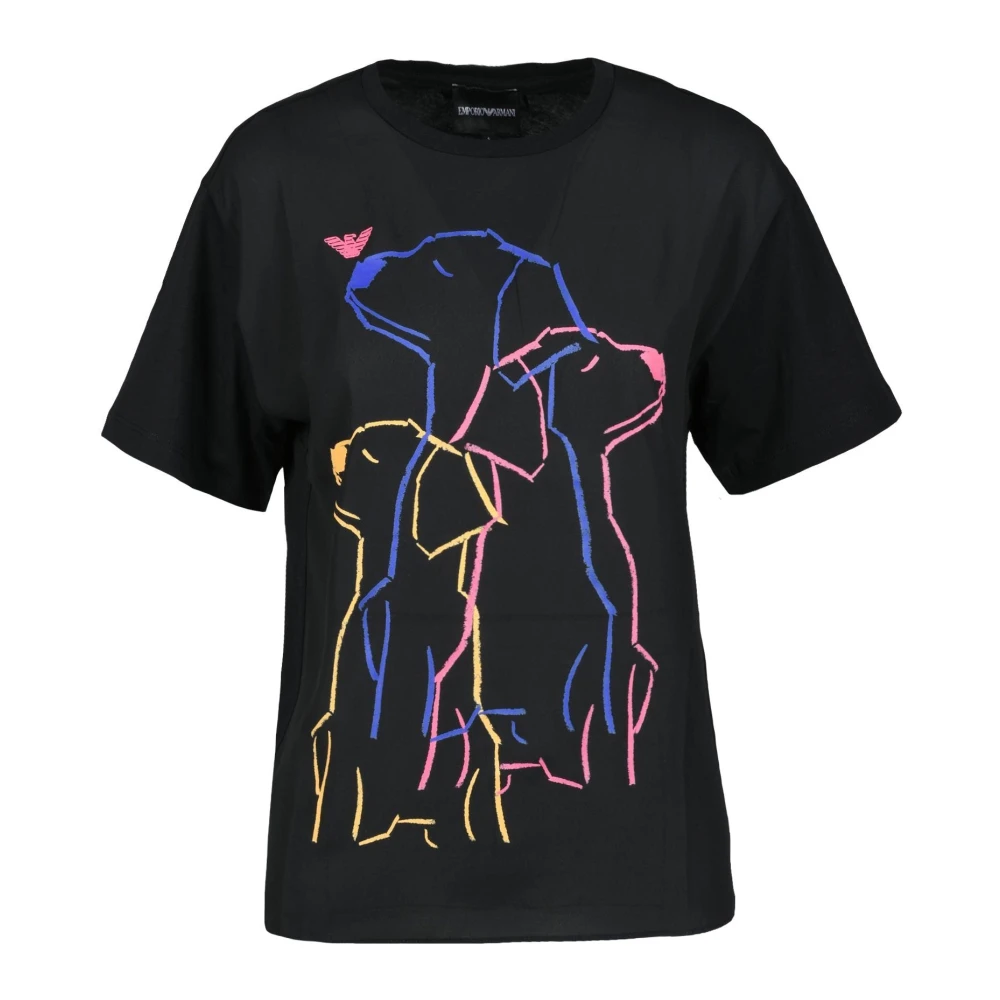 Emporio Armani Tshirt Black Dames