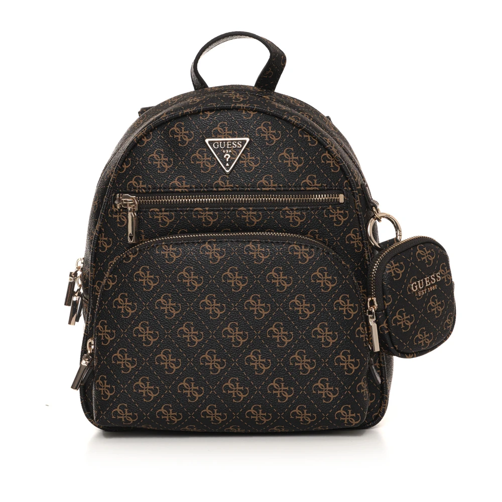 Guess Stijlvolle Power Rugzak met Logo Brown Dames