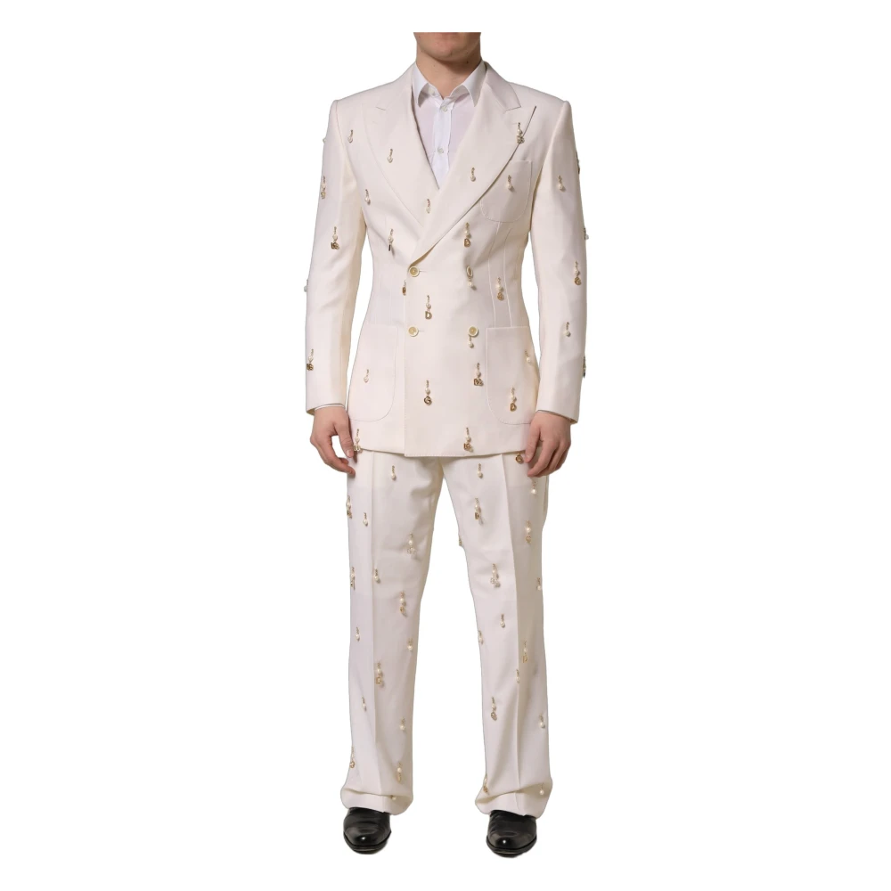 Dolce & Gabbana Uomo Bianco Abiti M, New,